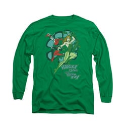 Harley Quinn Shirt Harley And Ivy Long Sleeve Kelly Green Tee T-Shirt