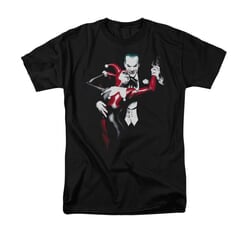 Harley Quinn Shirt Harley And The Joker Black T-Shirt