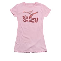 Harley Quinn Shirt Juniors Hop Pink T-Shirt