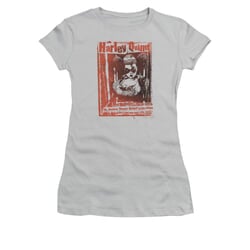 Harley Quinn Shirt Juniors One Bad Chick Silver T-Shirt