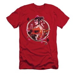 Harley Quinn Shirt Slim Fit Q Red T-Shirt