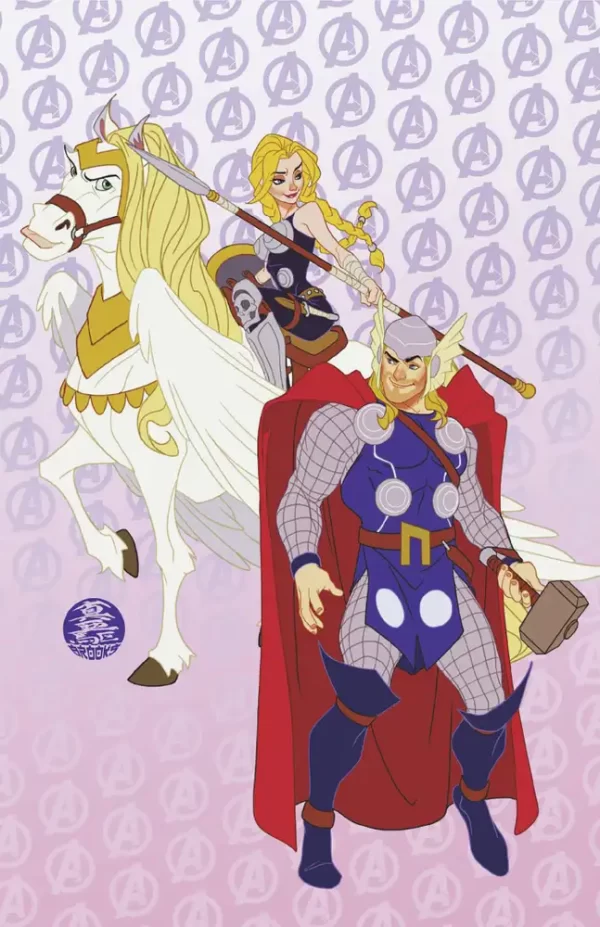 Immortal Thor #20 ((Retailer 50 Copy Incentive Variant) Brooks Animated-Style Vir Variant)