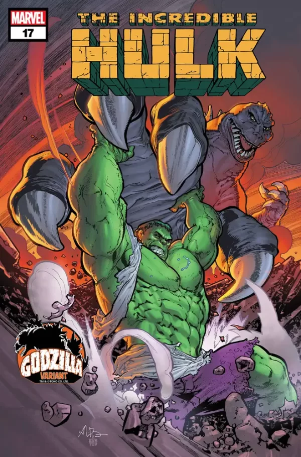 Incredible Hulk #17 (Andrei Bressan Godzilla Variant)