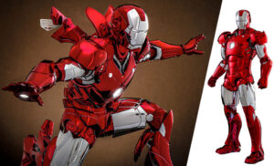 Iron Man Mark III (Red & Chrome Version) Marvel Sixth Scale Figure