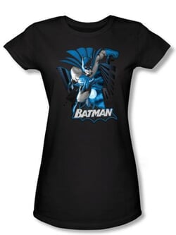 Justice League Juniors T-shirt Batman Blue and Gray Black Tee Shirt