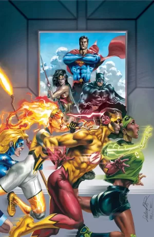 Justice League Unlimited #4 (Cover D - Salvador Larroca Card Stock Variant)