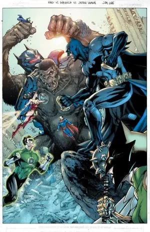 Justice League vs Godzilla vs Kong #7 (of 7) (Cover B - Jim Lee & Scott Williams Card Stock Variant)