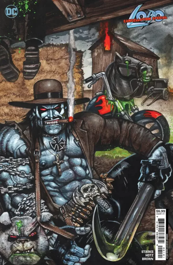 Lobo Cancellation Special #1 (Cover B - Simon Bisley Card Stock Variant)