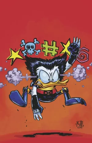 Marvel Disney What if Donald Duck Became Wolverine #1 (2nd Printing Ratio)