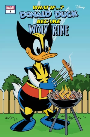 Marvel Disney What if Donald Duck Became Wolverine #1 Duckverine Var