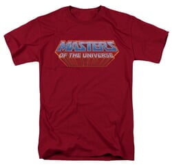 Masters Of The Universe Shirt Logo Adult Cardinal Tee T-Shirt