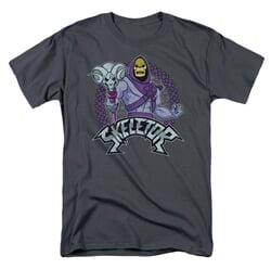 Masters Of The Universe Shirt Skeletor Adult Charcoal Tee T-Shirt