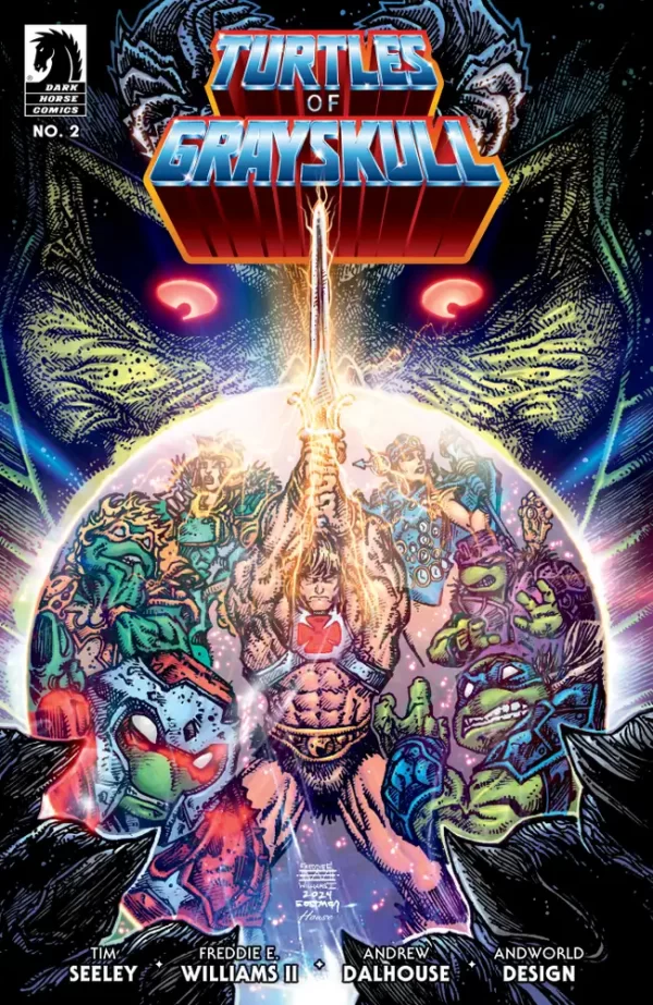 Masters of the Universe/TMNT: Turtles of Grayskull #2 (Freddie E. Williams II Variant Cover)