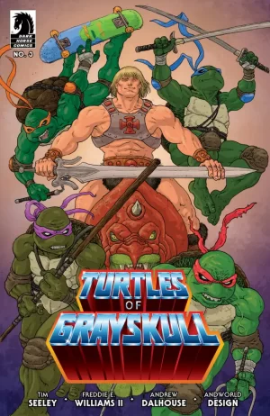 Masters of the Universe/Teenage Mutant Ninja Turtles: Turtles of Grayskull #3 (Ramon Villalobos Variant Cover)