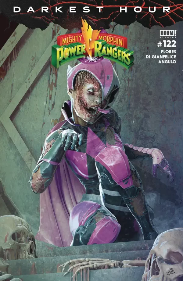 Mighty Morphin Power Rangers #122 (Cover C - Dark Grid)