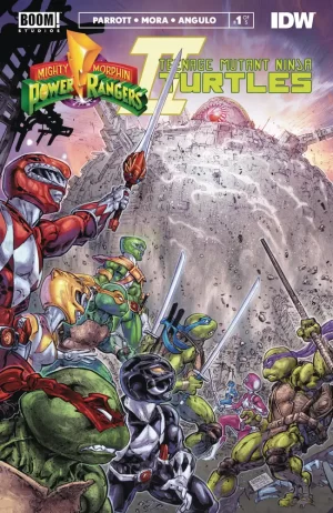 Mighty Morphin Power Rangers Teenage Mutant Ninja Turtles II #1 (Bse Variant) Gibson