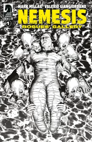 Nemesis: Rogues' Gallery #1 (Valerio Giangiordano Black and White Variant Cover)