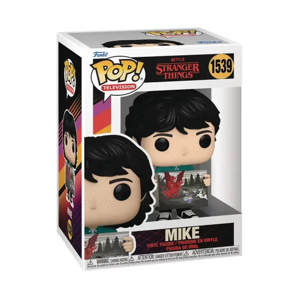 POP TV Stranger Things S4 Mike W Will Painting Vin Figure