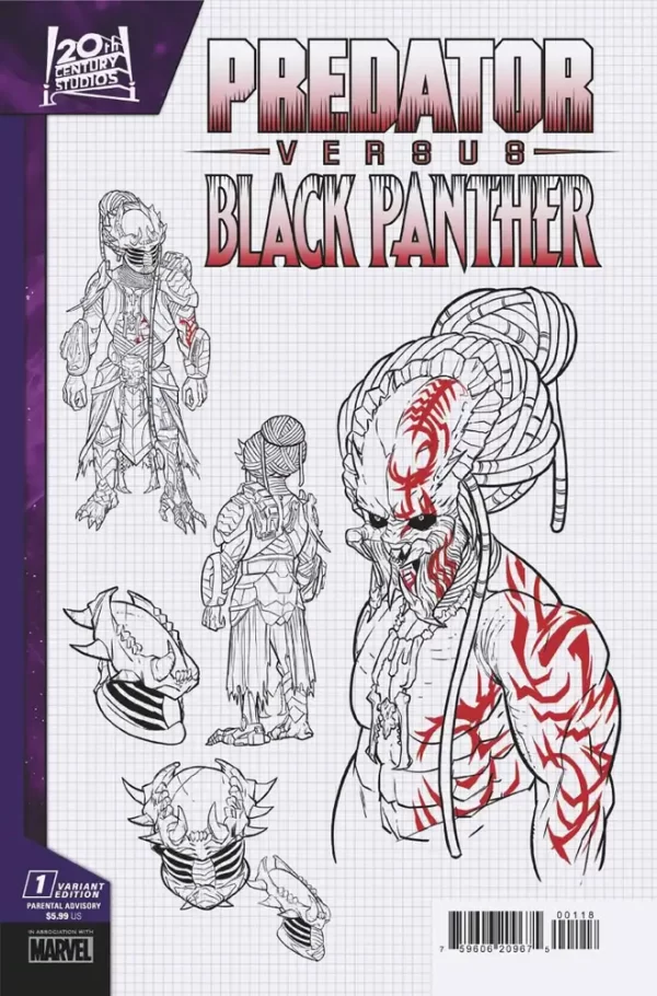 Predator vs Black Panther #1 (of 4) (Retailer 10 Copy Incentive Design Variant)