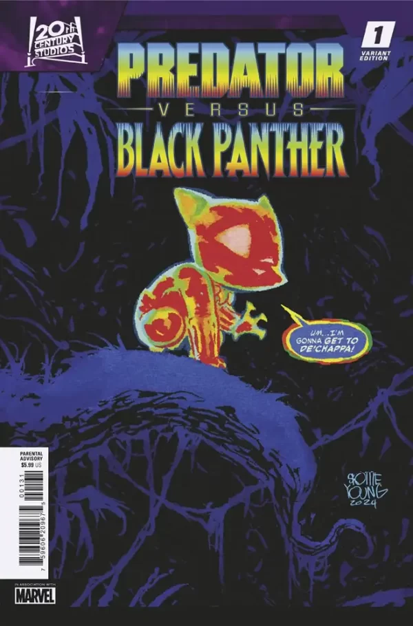 Predator vs Black Panther #1 (of 4) (Skottie Young Variant)