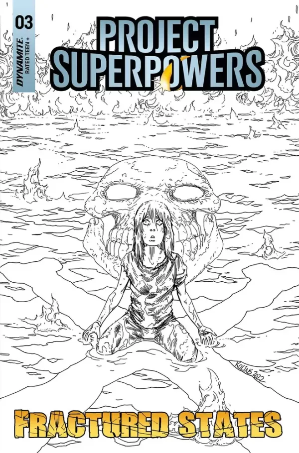 Project Superpowers Fractured States #3 (Cover G - 15 Copy Variant)