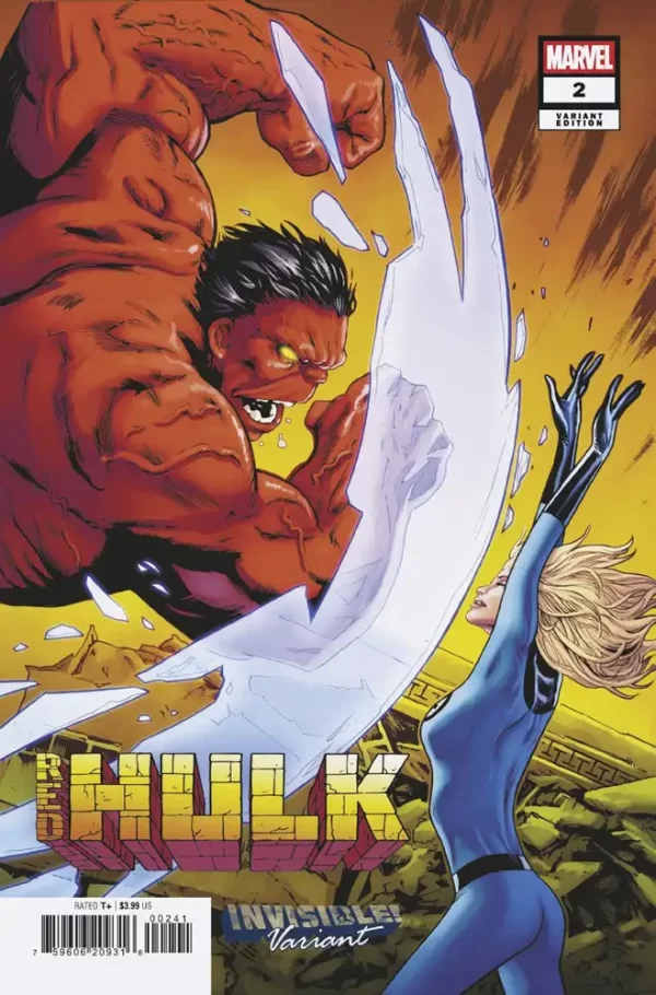 Red Hulk #2 (Greg Land Invisible Variant)