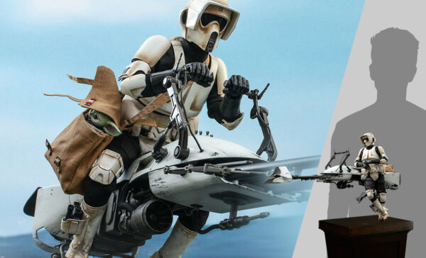 Scout Trooper and Speeder Bike Star Wars Sixth Scale Figure Set