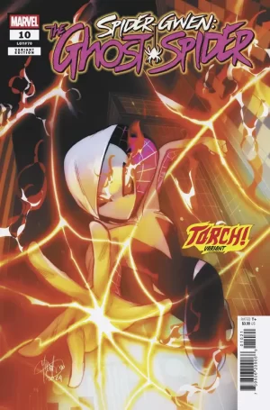 Spider-Gwen the Ghost-Spider #10 (Mirka Andolfo Torch Variant)