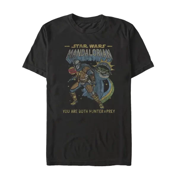 Star Wars the Mandalorian Comic T-Shirt LG