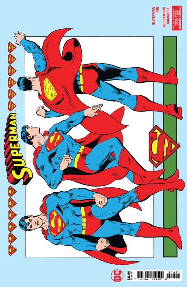 Superman #16 (Cover E - Jose Luis Garcia-Lopez Artist Spotlight Wraparound Card Stock Variant)