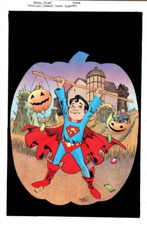 Superman #19 (Cover E - Kelley Jones Trick or Treat Card Stock Variant)