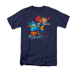 Superman Shirt Abilities Navy T-Shirt