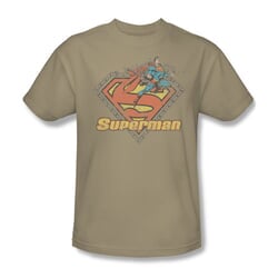 Superman Shirt Breaking Chains Sand T-Shirt