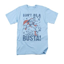 Superman Shirt Busta Light Blue T-Shirt