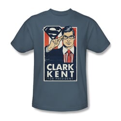 Superman Shirt Clark Kent For President Slate T-Shirt