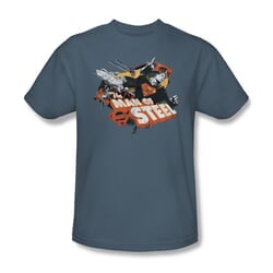 Superman Shirt Collage Slate T-Shirt