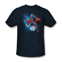 Superman Shirt Crystallize Navy T-Shirt