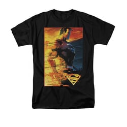 Superman Shirt Fireproof Black T-Shirt