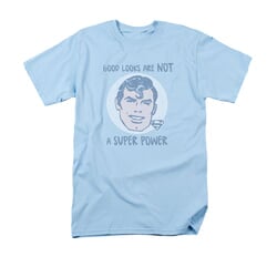 Superman Shirt Good Looks Light Blue T-Shirt