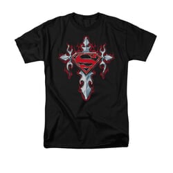 Superman Shirt Gothic Cross Black T-Shirt