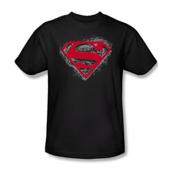 Superman Shirt Hardcore Noir Black T-Shirt