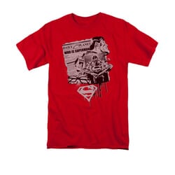 Superman Shirt Identity Red T-Shirt