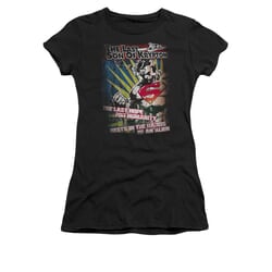 Superman Shirt Juniors Last Hope Black T-Shirt