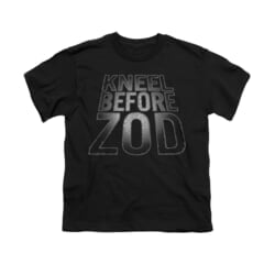 Superman Shirt Kids Before Zod Black T-Shirt