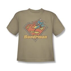 Superman Shirt Kids Breaking Chains Sand T-Shirt