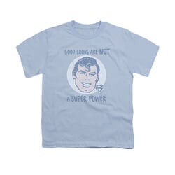 Superman Shirt Kids Good Looks Light Blue T-Shirt