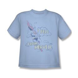 Superman Shirt Kids I Fell Light Blue T-Shirt