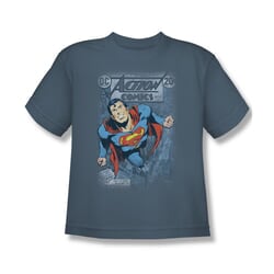 Superman Shirt Kids No.419 Slate T-Shirt