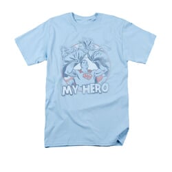 Superman Shirt My Hero Light Blue T-Shirt