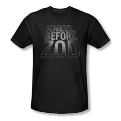 Superman Shirt Slim Fit Before Zod Black T-Shirt